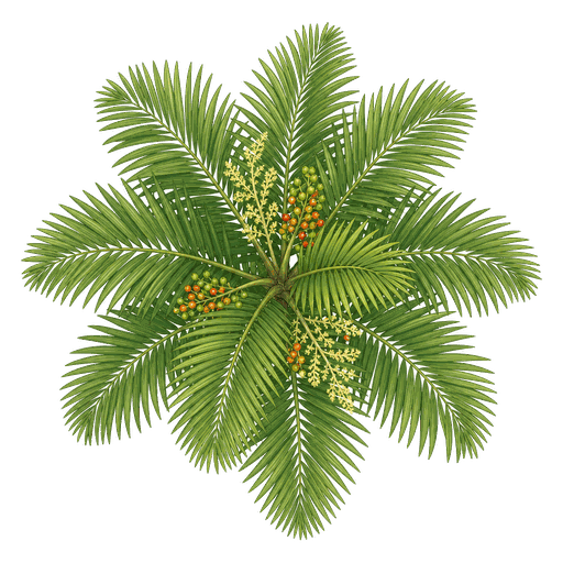 Illustration of Christmas Palm