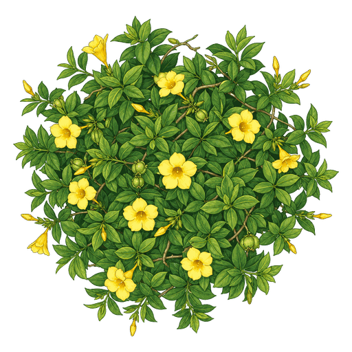 Illustration of Allamanda