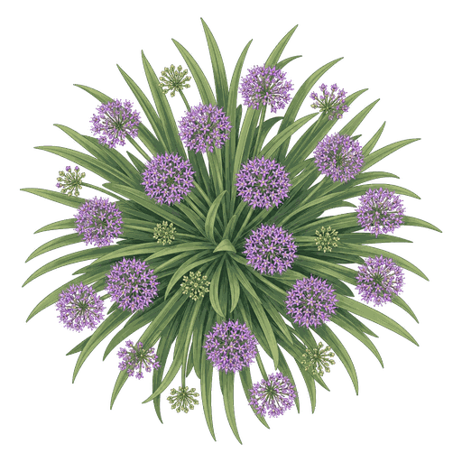 Illustration of Ornamental Onion