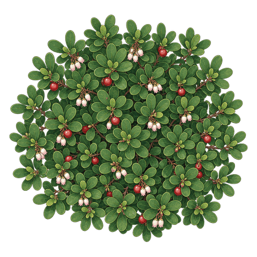 Illustration of Bearberry