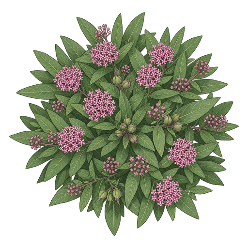Illustration of Swamp Milkweed