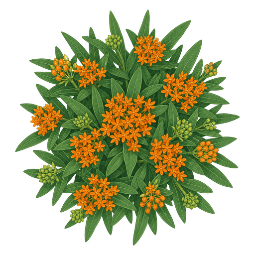 Illustration of Butterfly Weed