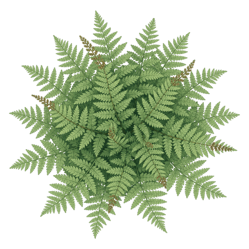Illustration of Lady Fern