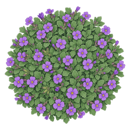 Illustration of Aubrieta