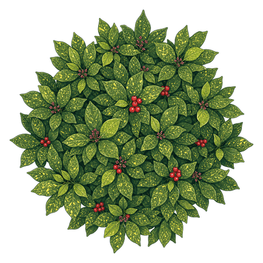 Illustration of Aucuba