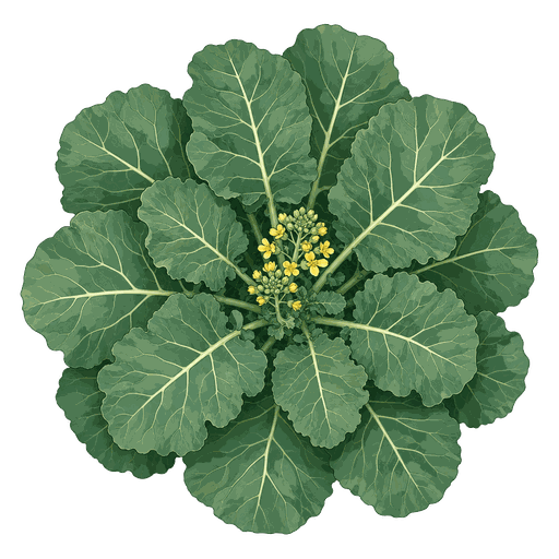 Illustration of Collard Greens