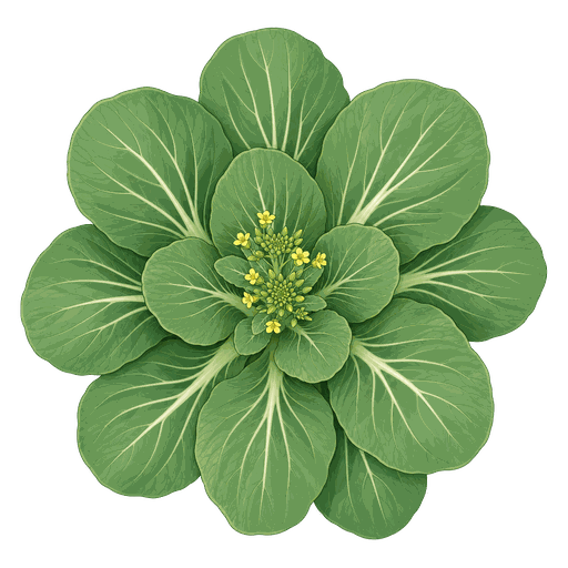 Illustration of Bok Choy