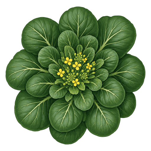 Illustration of Tatsoi