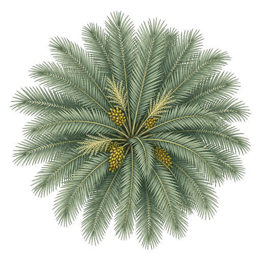 Illustration of Pindo Palm