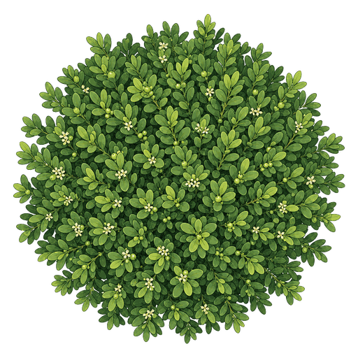 Illustration of Winter Gem Boxwood