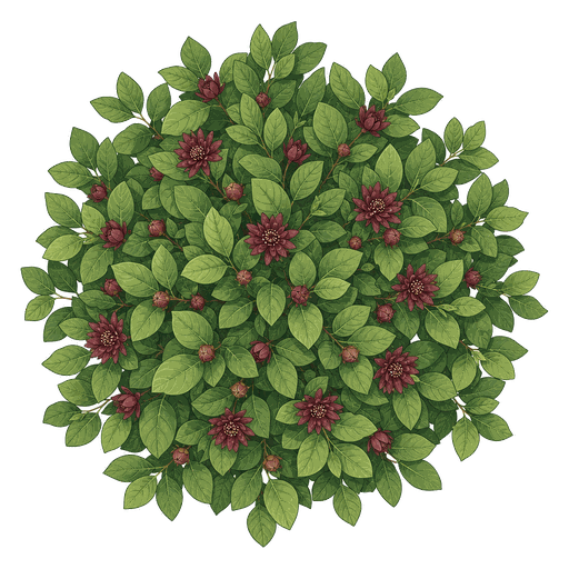 Illustration of Sweetshrub (Carolina Allspice)