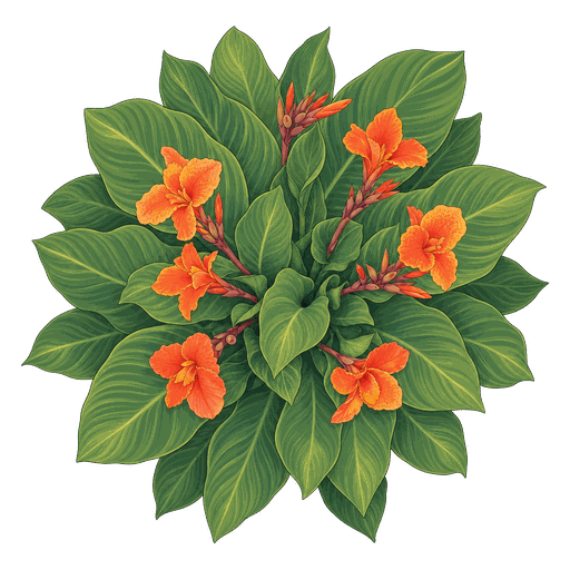 Illustration of Canna Lily