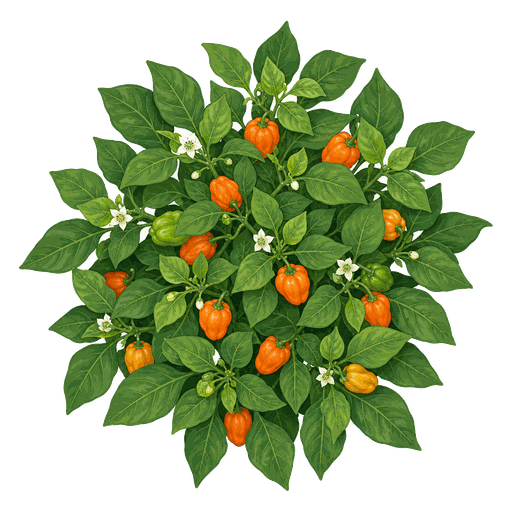 Illustration of Habanero Pepper