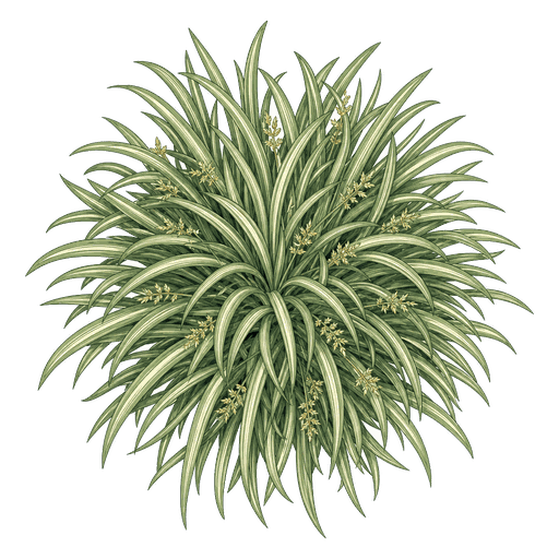 Illustration of Japanese Sedge