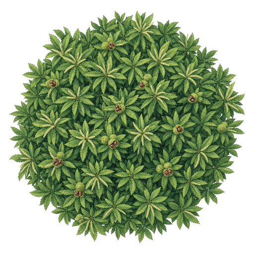 Illustration of Chinese Chestnut