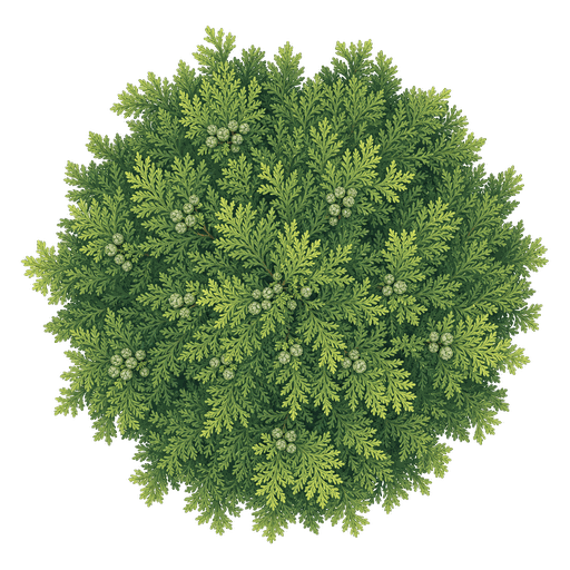 Illustration of Hinoki Cypress