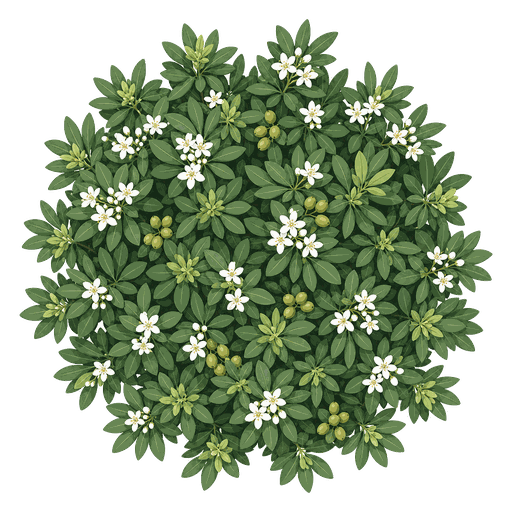 Illustration of Mexican Orange