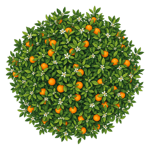 Illustration of Mandarin Orange