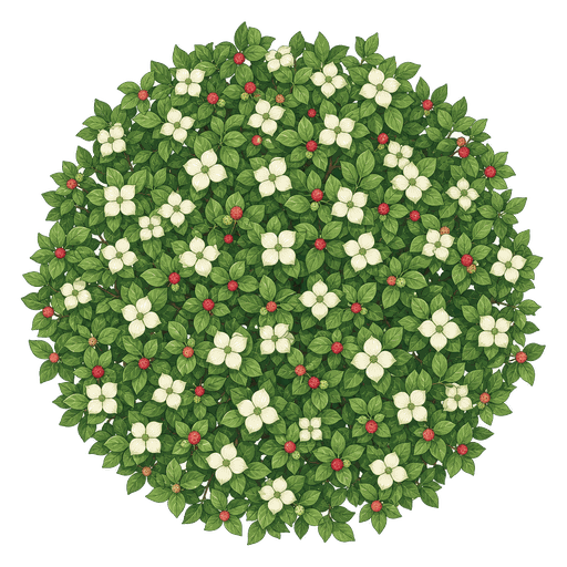 Illustration of Kousa Dogwood