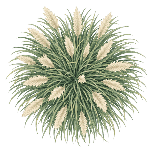 Illustration of Pampas Grass