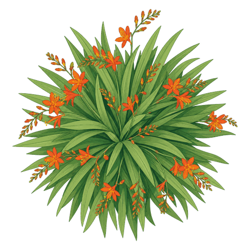 Illustration of Crocosmia