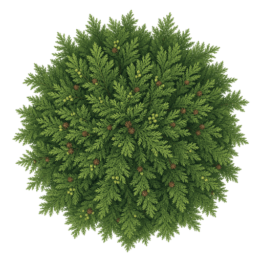 Illustration of Cryptomeria (Japanese Cedar)