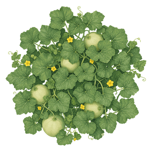Illustration of Honeydew Melon