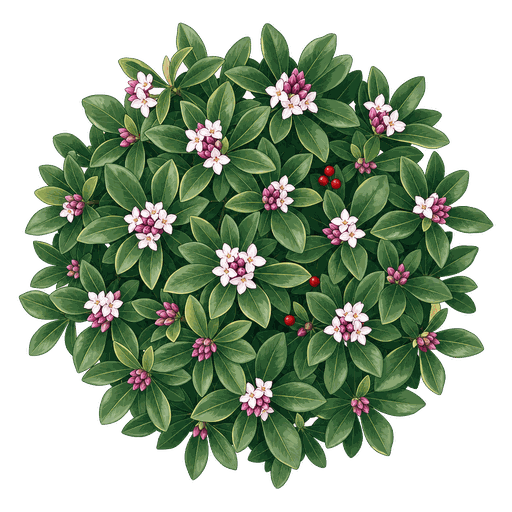 Illustration of Winter Daphne