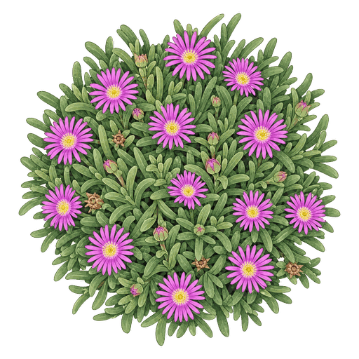Illustration of Ice Plant