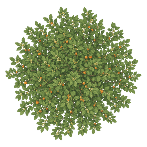 Illustration of American Persimmon (Native)