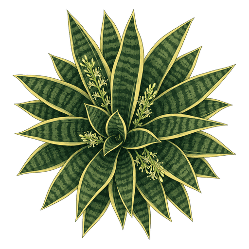 Illustration of Snake Plant