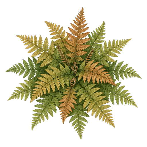 Illustration of Autumn Fern