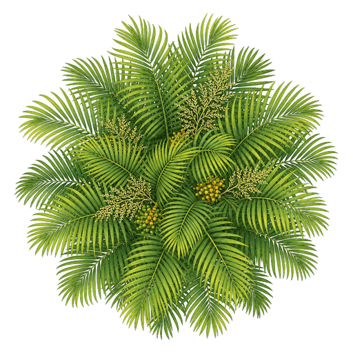 Illustration of Areca Palm