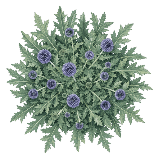 Illustration of Globe Thistle