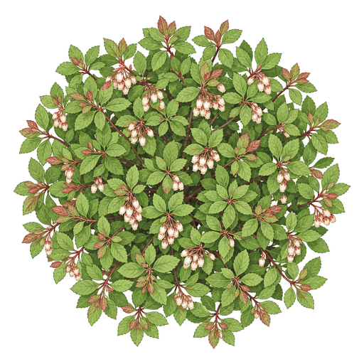 Illustration of Redvein Enkianthus