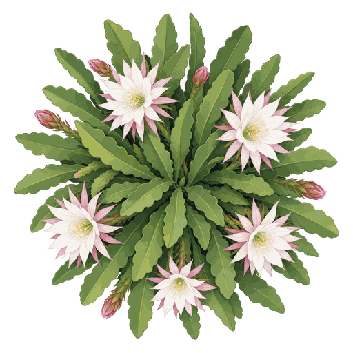 Illustration of Orchid Cactus