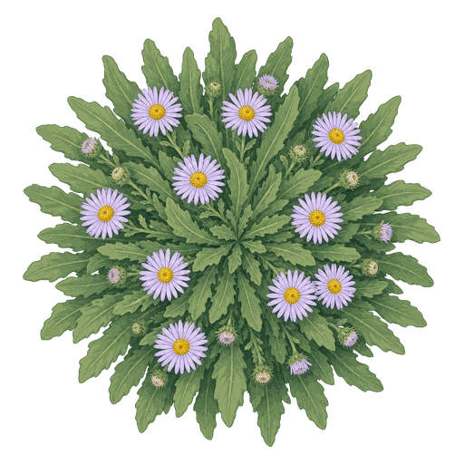 Illustration of Fleabane