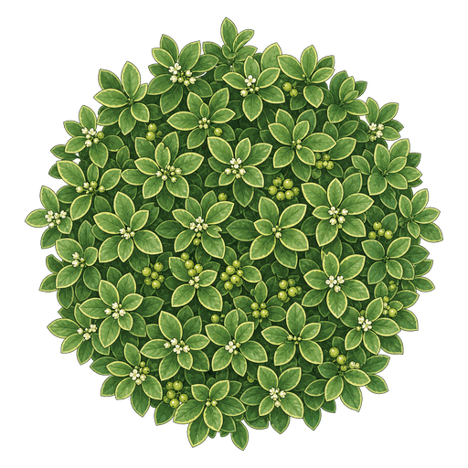 Illustration of Evergreen Euonymus
