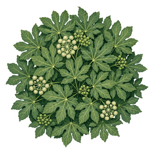 Illustration of Fatsia