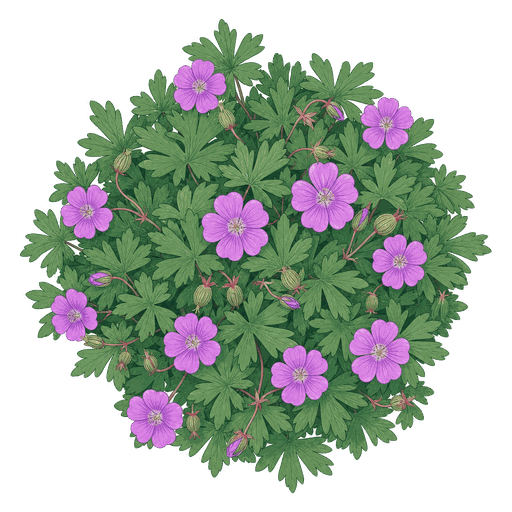 Illustration of Hardy Geranium