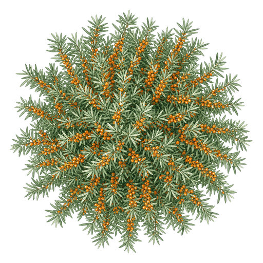 Illustration of Sea Buckthorn