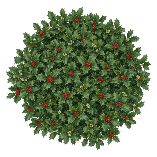 Illustration of English Holly