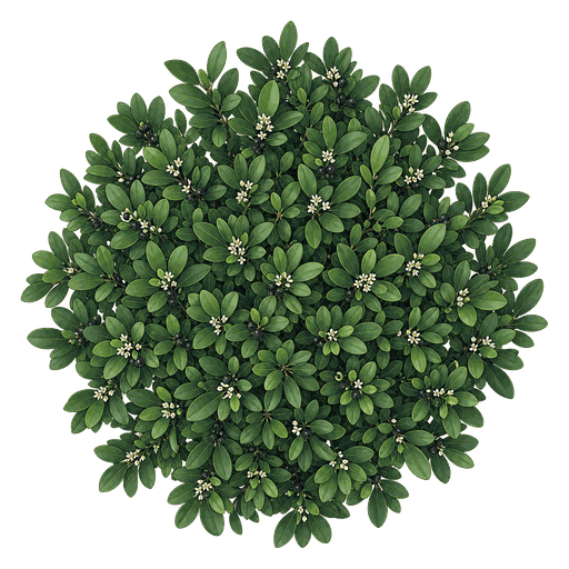 Illustration of Inkberry Holly