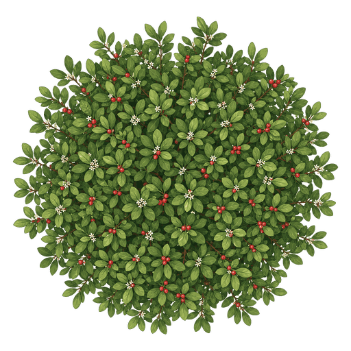 Illustration of Yaupon Holly