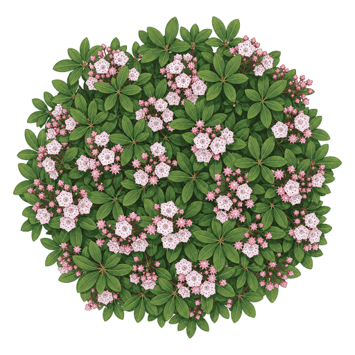 Illustration of Mountain Laurel