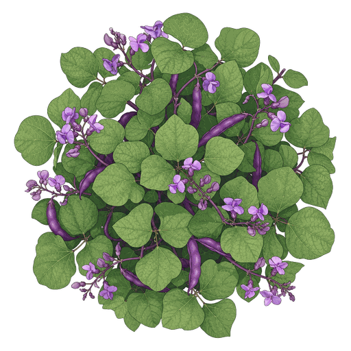 Illustration of Hyacinth Bean