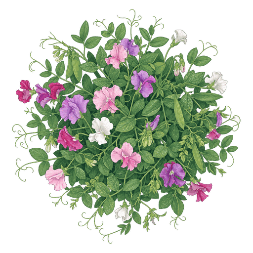 Illustration of Sweet Pea