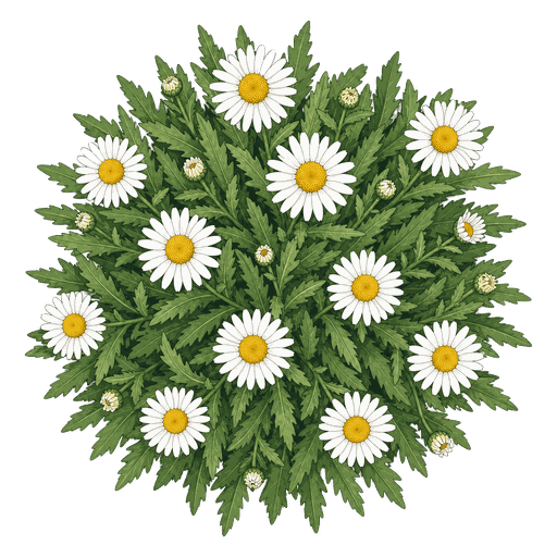 Illustration of Shasta Daisy