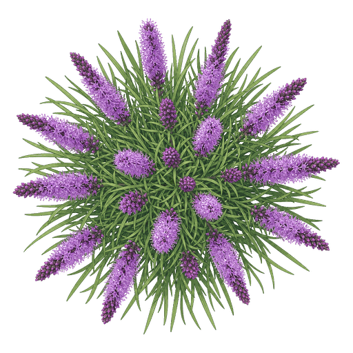 Illustration of Blazing Star