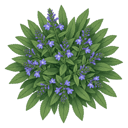 Illustration of Great Blue Lobelia